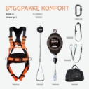 FALL SAFE FALLSIKRING BYGGPAKKE KOMFORT