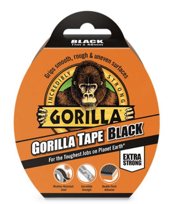 GORILLA TAPE SVART