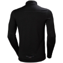 HELLY HANSEN TRØYE MERINO LIFA HALF-ZIP SORT