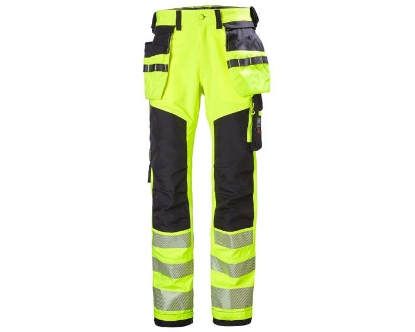 HELLY HANSEN ICU CONSTRUCTION PANT CLASS2 369 YELLOW/EBONY