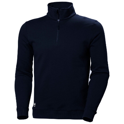 HELLY HANSEN MANCHESTER HALF-ZIP SWEATERSHIRT NAVY HELLY HANSEN MANCHESTER HALF-ZIP SWEATERSHIRT NAVY