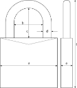 ABUS HENGELÅS 158/50 KODELÅS	