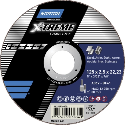 NORTON KAPPESKIVE 125X3,2X22 X-TREME