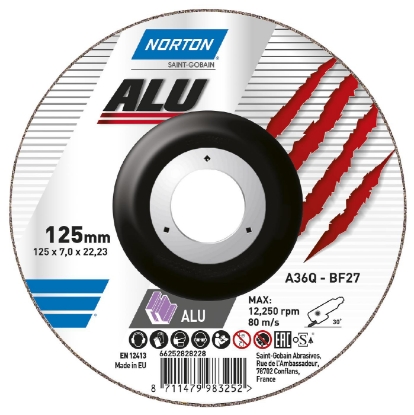 NORTON NAVRONDELL 125X7X22 ALU