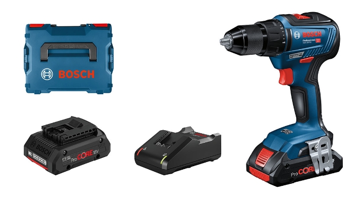 BOSCH DRILL GSR 18V-55 2X4,0AH