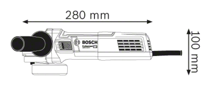 BOSCH VINKELSLIPER GWS 9-125 S VARIO