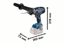 BOSCH DRILL GSR 18V-150 C SOLO L-BOXX