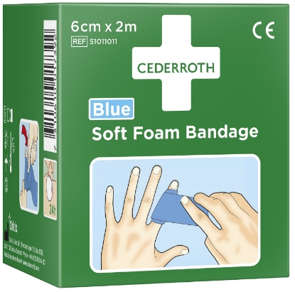 CEDERROTH PLASTER SOFT FOAM BANDASJE 1-PK