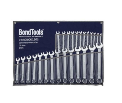 BONDTOOLS KOMBINASJONSNØKKELSETT 6 - 32MM BT326