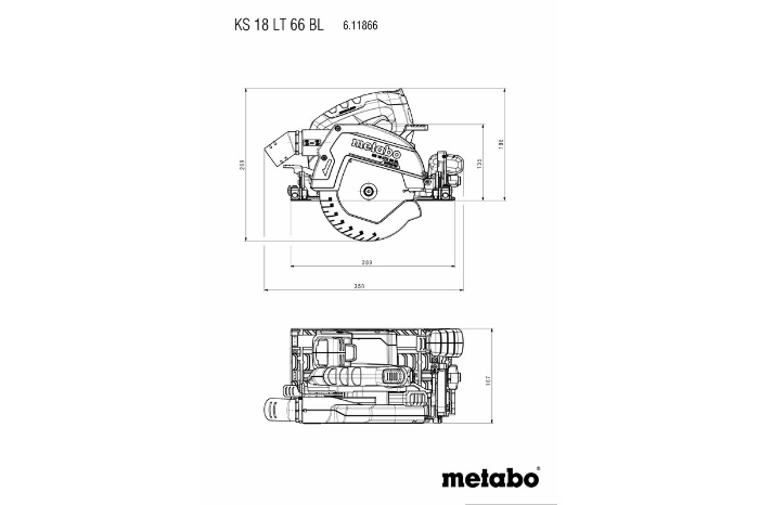 METABO SIKRELSAG KS 18 LTX 66 BL