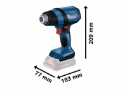 BOSCH VARMLUFTSPISTOL GHG 18V-50 SOLO L-BOXX