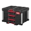 MILWAUKEE KOFFERT MED 3 SKUFFER PACKOUT