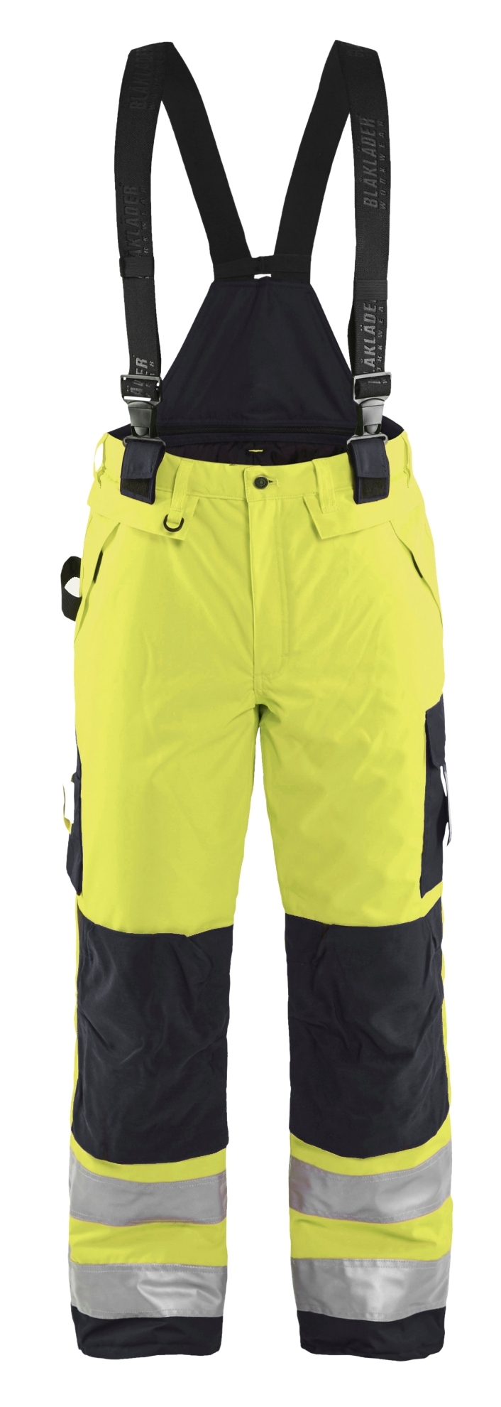 Hi-vis vinterbukse gul/svart c58