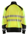 BLÅKLÄDER GENSER M/ZIP HI-VIS