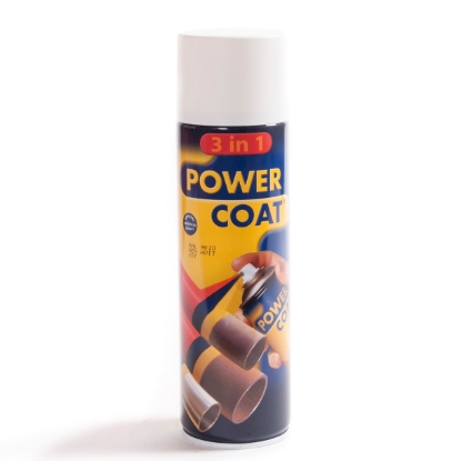 POWER COAT 3 IN 1 SPRAY 500 ML 9010 REN HVIT