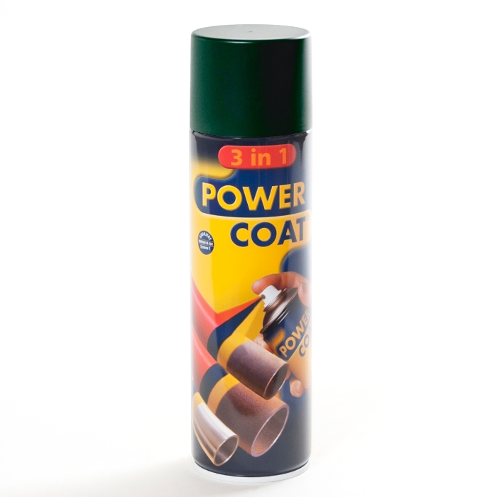 POWER COAT 3 IN 1 SPRAY 500 ML 6005 MOSEGRØNN