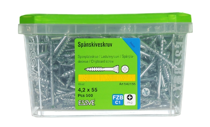 ESSVE SPONPLATESKRUE 4,2X55 FZB-500