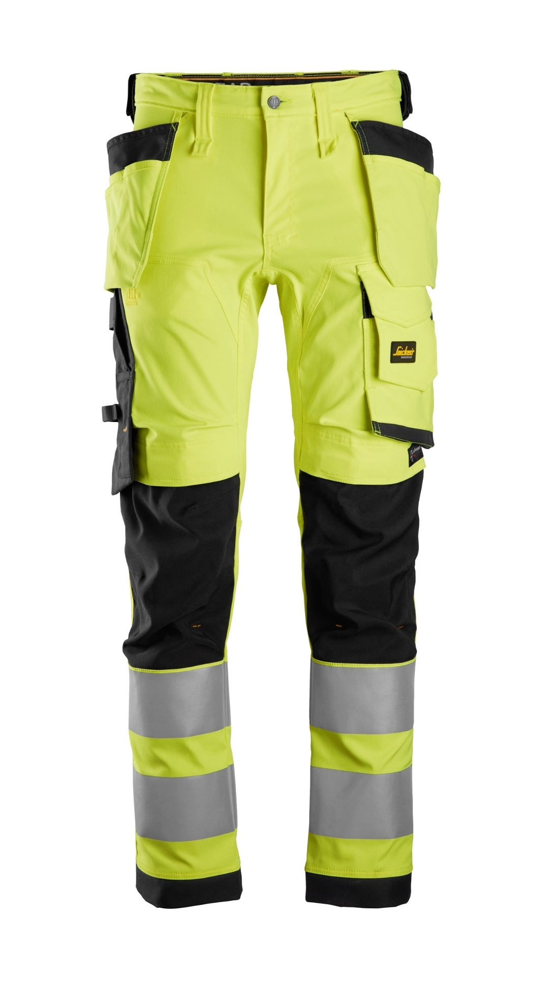 Snickers Arbeidsbukse 6243 Gul/Sort Hi-Vis 46
