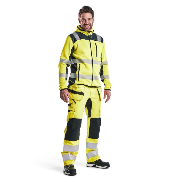 BLÅKLÄDER ARBEIDSBUKSE 1552 1811 GUL/SVART