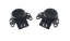 3M PELTOR HJELMFESTE SLISSE FOR VISIR 2PK
