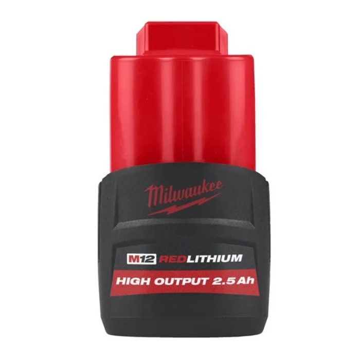 MILWAUKEE BATTERI M12 HB 2,5 HIGH OUTPUT