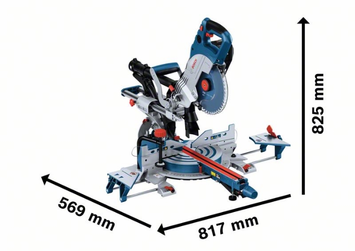 BOSCH KAPP-/GJÆRSAG GCM 18V-216 DC SOLO