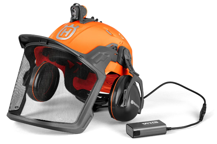 HUSQVARNA HJELMLAMPE HL 1200 MED BATTERI