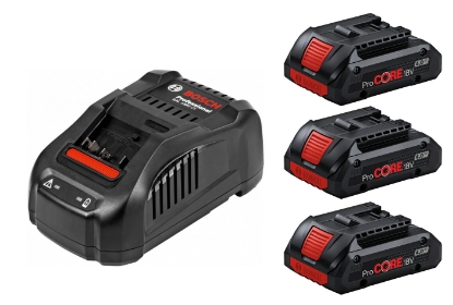 Bosch Batteripakke 18v 3x4ah Procore