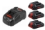 Bosch Batteripakke 18v 3x4ah Procore