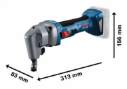 BOSCH PLATETYGGER GNA 18V-16 E SOLO