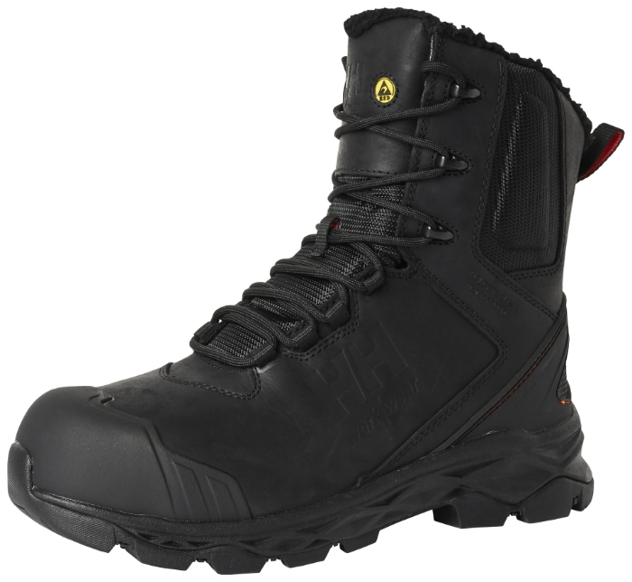 HELLY HANSEN VINTERSKO HØY SORT 43 OXFORD WINTER TALL SZ S3 HT