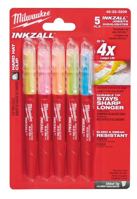 MILWAUKEE MERKEPENNER INKZALL FARGET 5PK