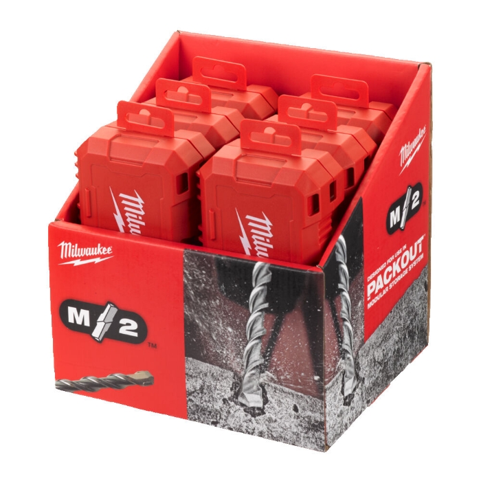 MILWAUKEE SDS+ M2 Set 2-10PK PACKOUT