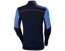 HELLY HANSEN TRØYE MERINO HALF-ZIP LIFA NAVY/LYSBLÅ