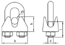 WIREKLEMME 2MM U-BOLT SYREFAST