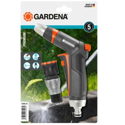 GARDENA STRÅLEPISTOL PREMIUM SETT MED SLANGEKOBLING