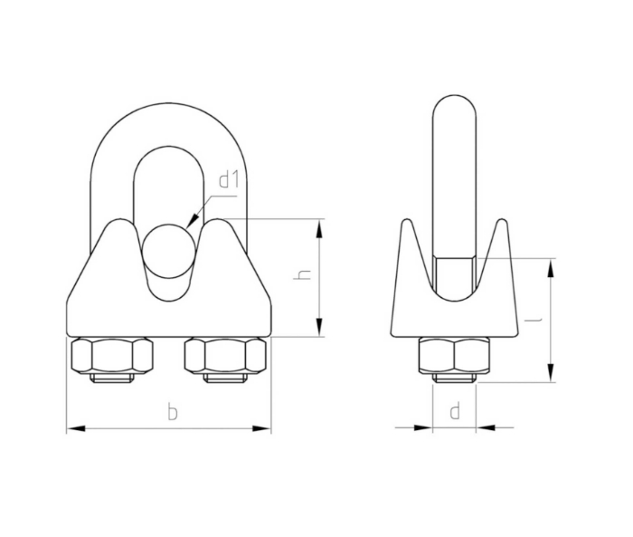 S+P WIREKLEMME 3MM U-BOLT SYREFAST