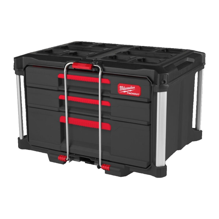 MILWAUKEE KOFFERT MED 2+1 SKUFFER PACKOUT