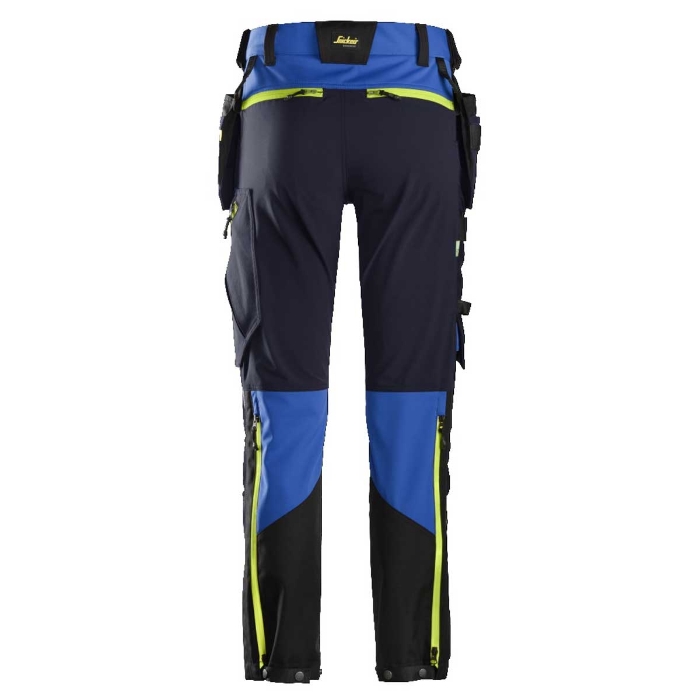 SNICKERS ARBEIDSBUKSE SOFTSHELL BLÅ STRETCH 6940 HL