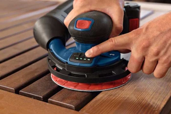 Bosch Eksentersliper GEX 18V-150-3 3XTB Solo L-BOXX