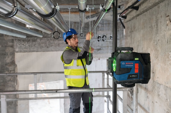 Bosch Linjelaser Grønn GLL 12V-100-33 CG/AA