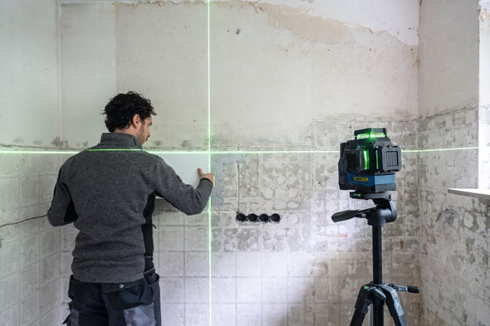 Bosch Linjelaser Grønn GLL 12V-100-33 CG/AA