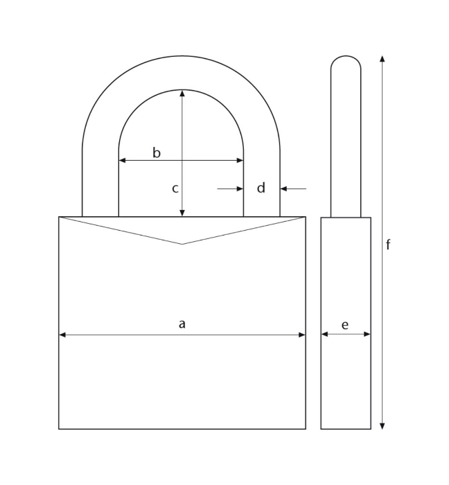 Abus hengelås 65/40