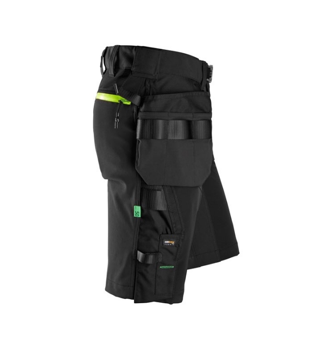Snickers Workwear Shorts 6140 Svart/Gul
