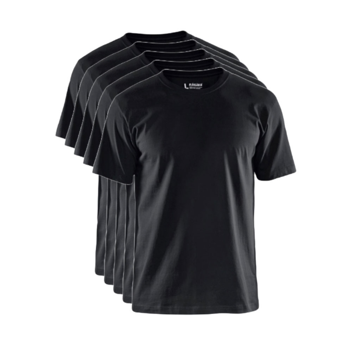 Blåkläder T-Skjorte 3625 Svart 5PK