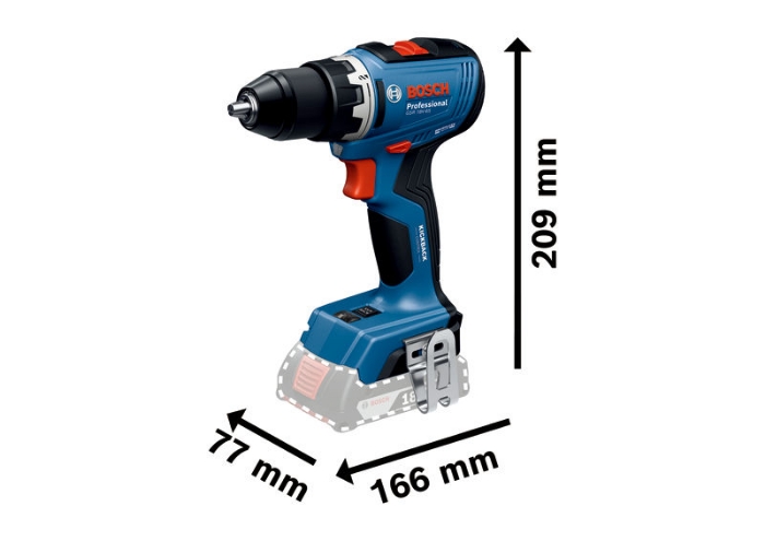 Bosch Drill GSR 18V-65 Solo L-Boxx