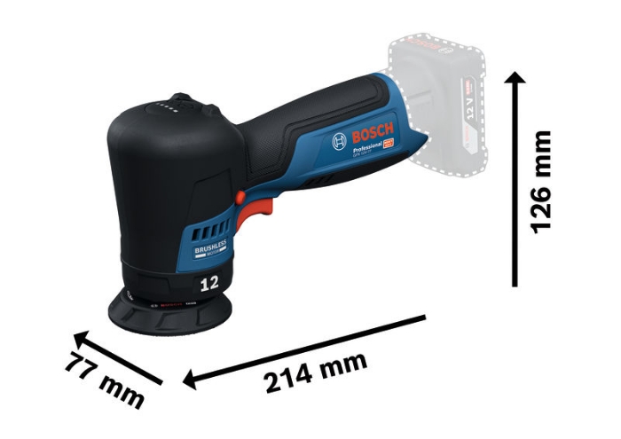 Bosch Poleringsmaskin GPX 12V-77 Solo