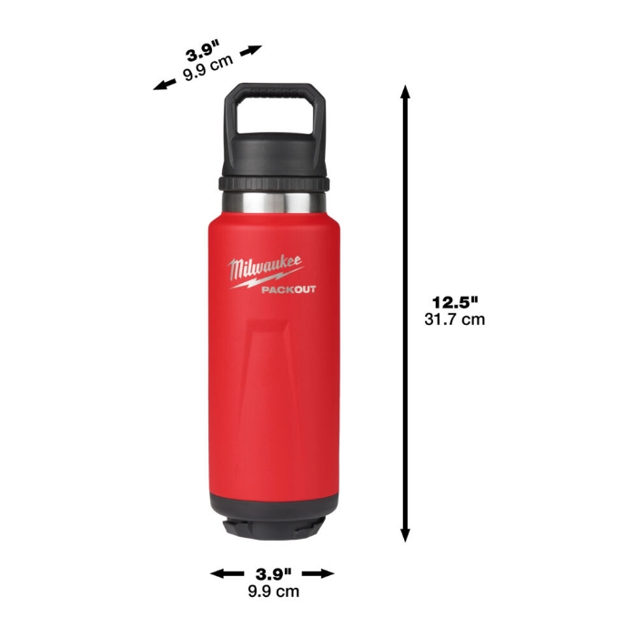 Milwaukee Termoflaske Packout 1065ML Rød