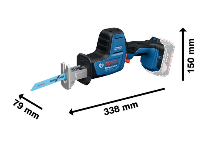 Bosch Bajonettsag GSA 18V-24 Solo L-BOXX