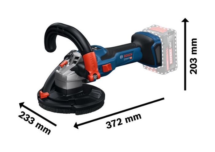 Bosch Betongsliper GBR 18V-15 S L-BOXX 238